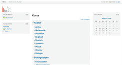 Desktop Screenshot of moodle.heinrich-boell-schule.de